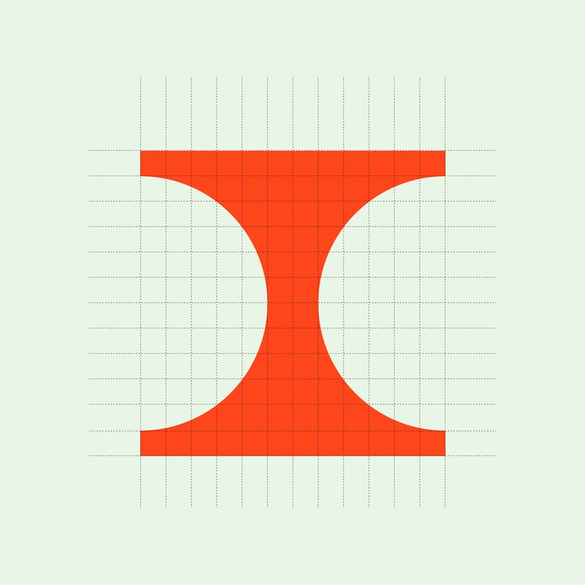 Inversed mark on a grid