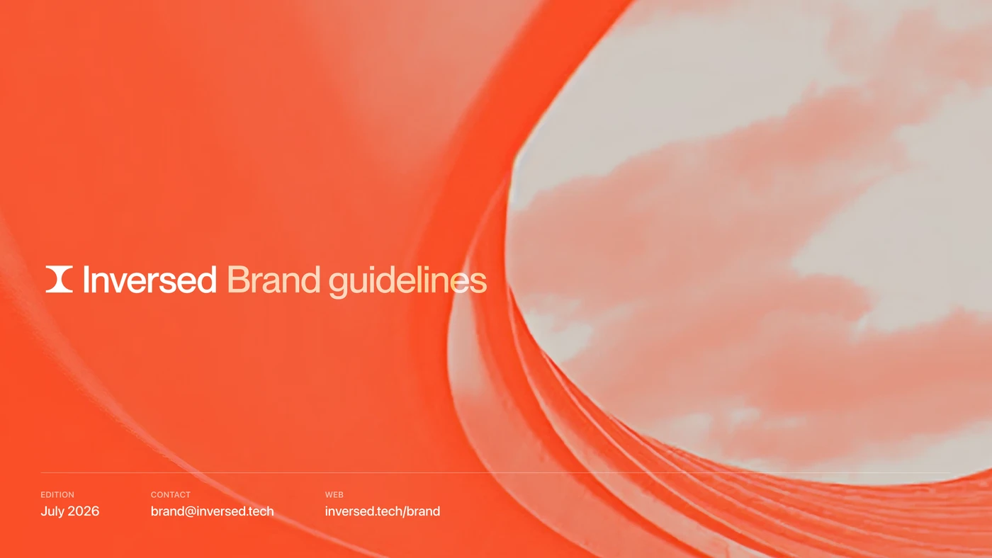 Inversed brand guidelines cover