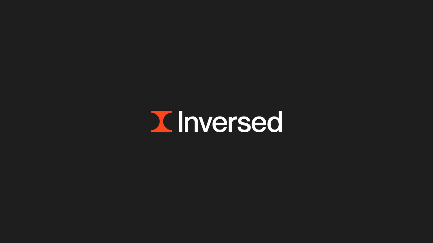 Inversed wordmark on black